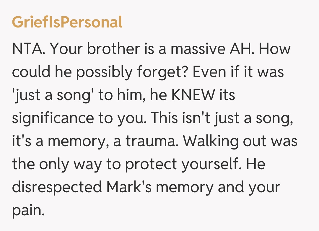 Comentariu de la GriefIsPersonal