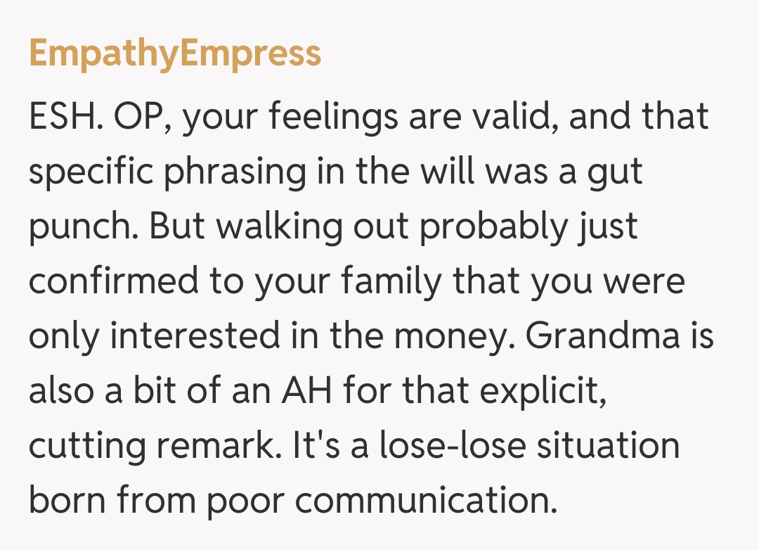 Comentariu de la EmpathyEmpress