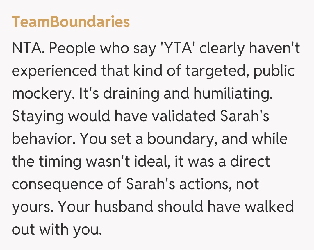 Comentariu de la TeamBoundaries