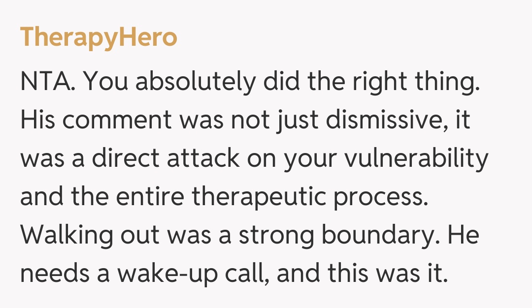 Comentariu de la TherapyHero