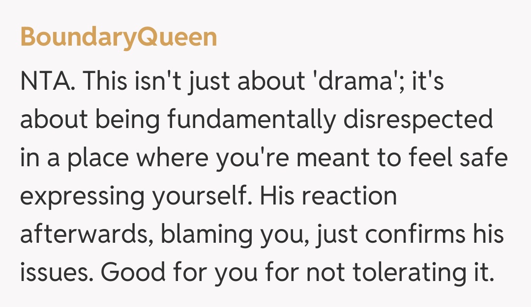 Comentariu de la BoundaryQueen