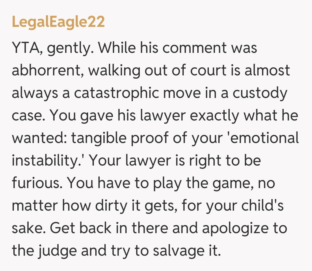 Comentariu de la LegalEagle22