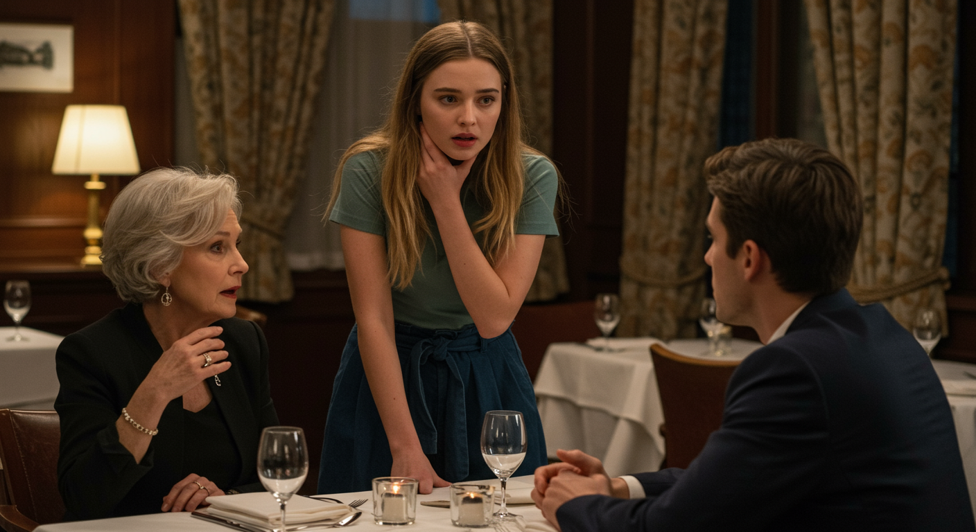 AITA for walking out of the restaurant after my boyfriend’s mom asked if I was “one of the servers in training”?