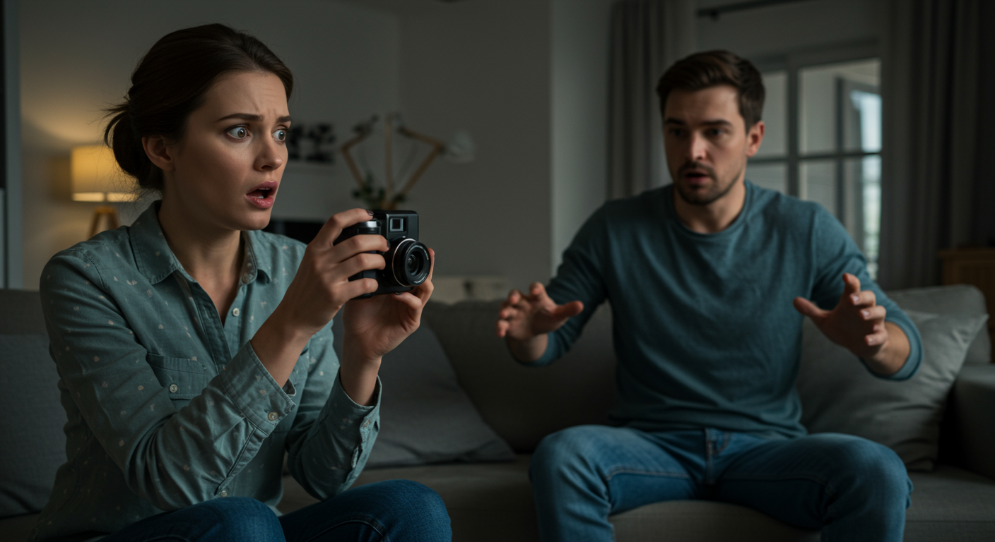 AITA for walking out on my boyfriend after finding a hidden camera in the living room “for safety reasons”?