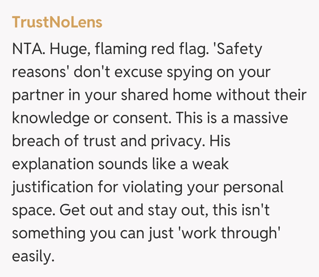 Comentariu de la TrustNoLens