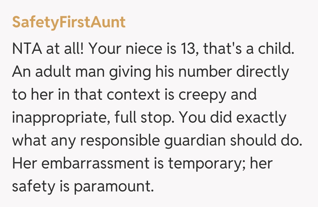 Comentariu de la SafetyFirstAunt