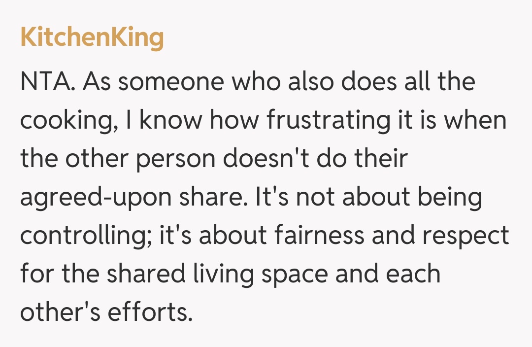 Comentariu de la KitchenKing