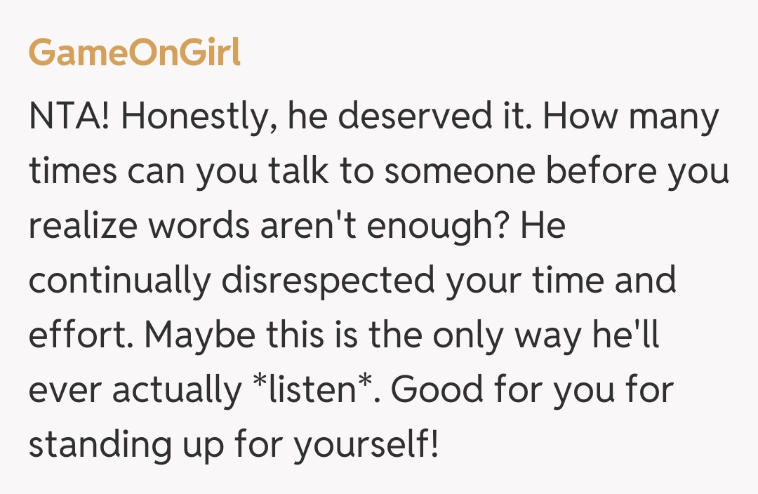 Comentariu de la GameOnGirl