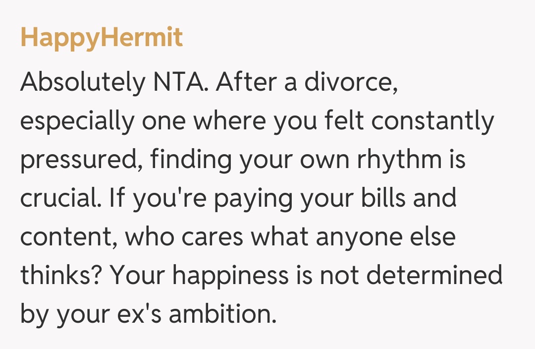 Comentariu de la HappyHermit