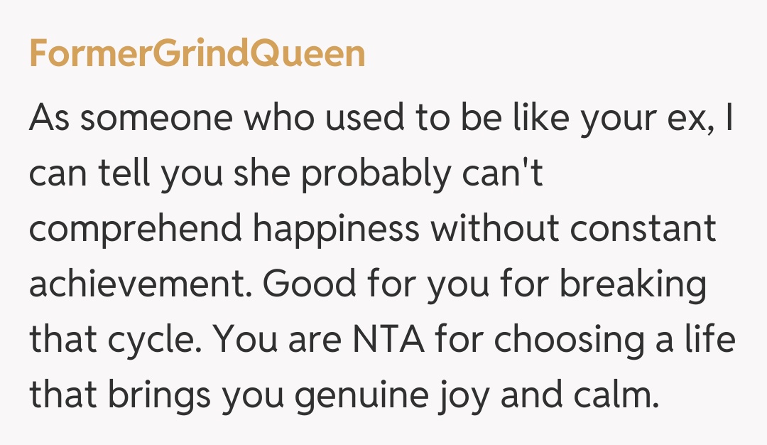 Comentariu de la FormerGrindQueen