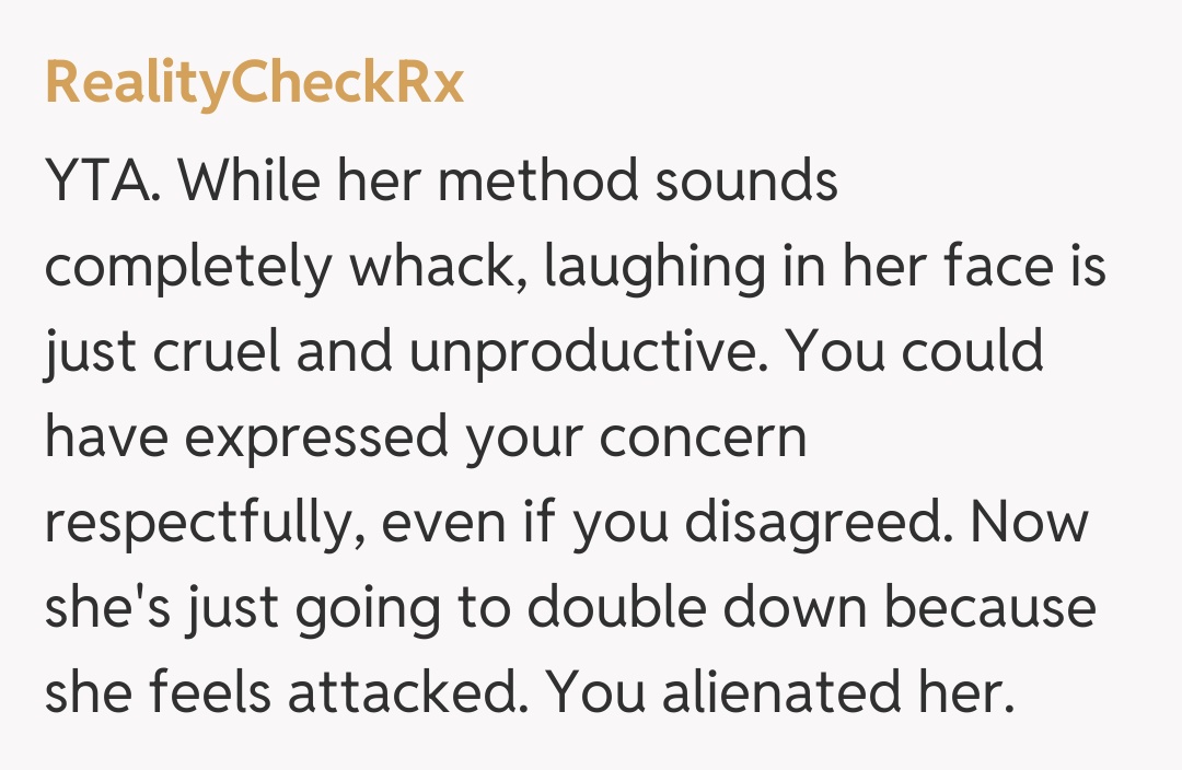 Comentariu de la RealityCheckRx