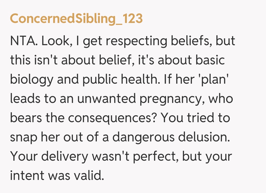 Comentariu de la ConcernedSibling_123