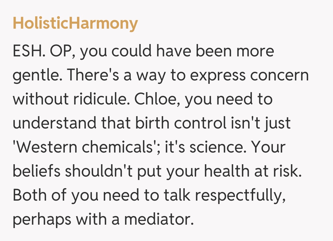 Comentariu de la HolisticHarmony