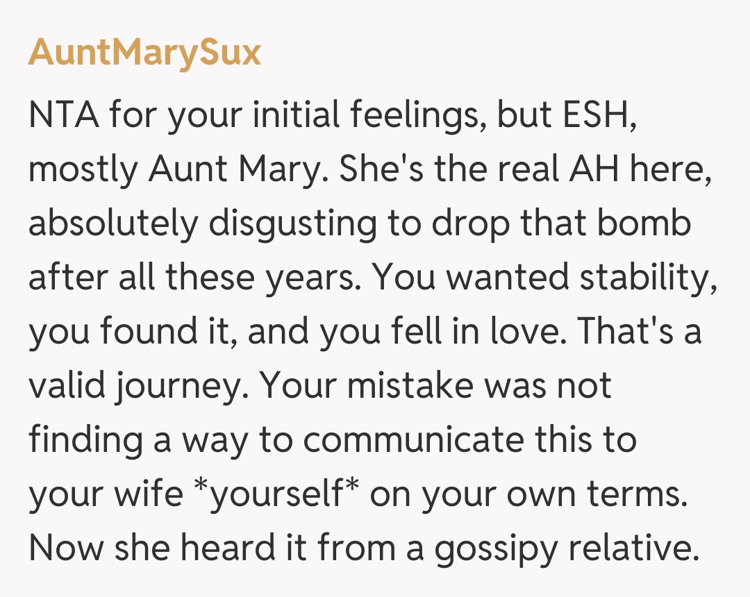 Comentariu de la AuntMarySux