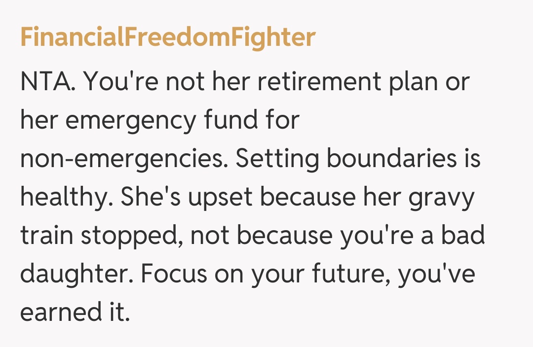 Comentariu de la FinancialFreedomFighter