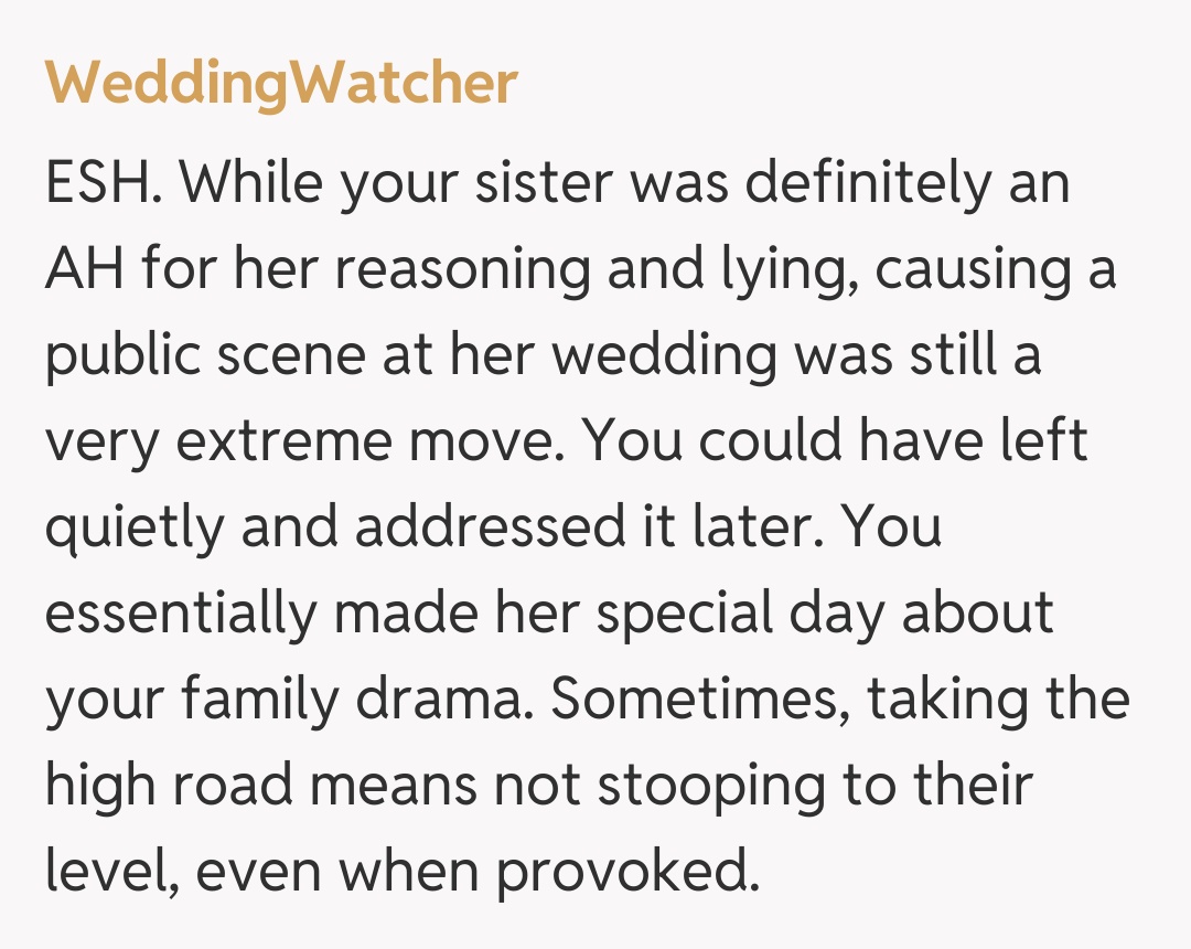 Comentariu de la WeddingWatcher