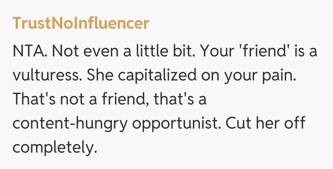 Comentariu de la TrustNoInfluencer