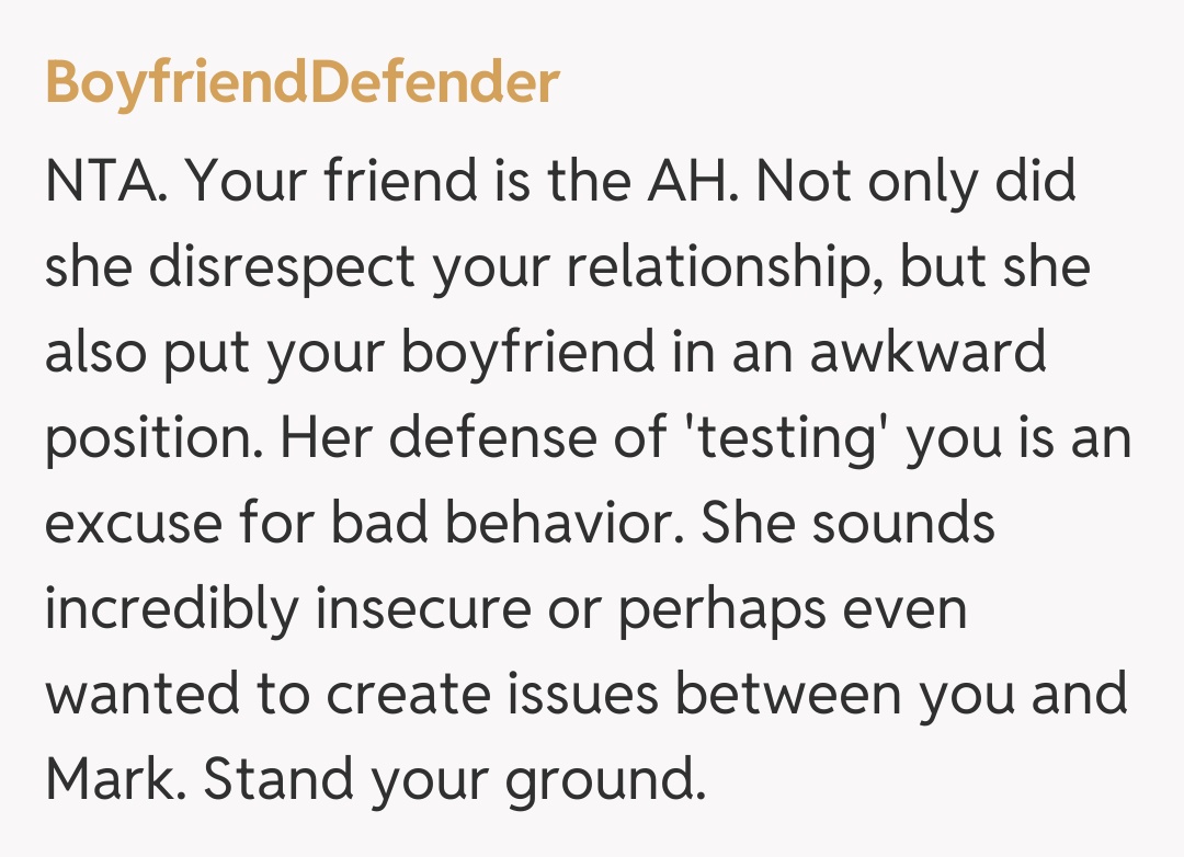 Comentariu de la BoyfriendDefender