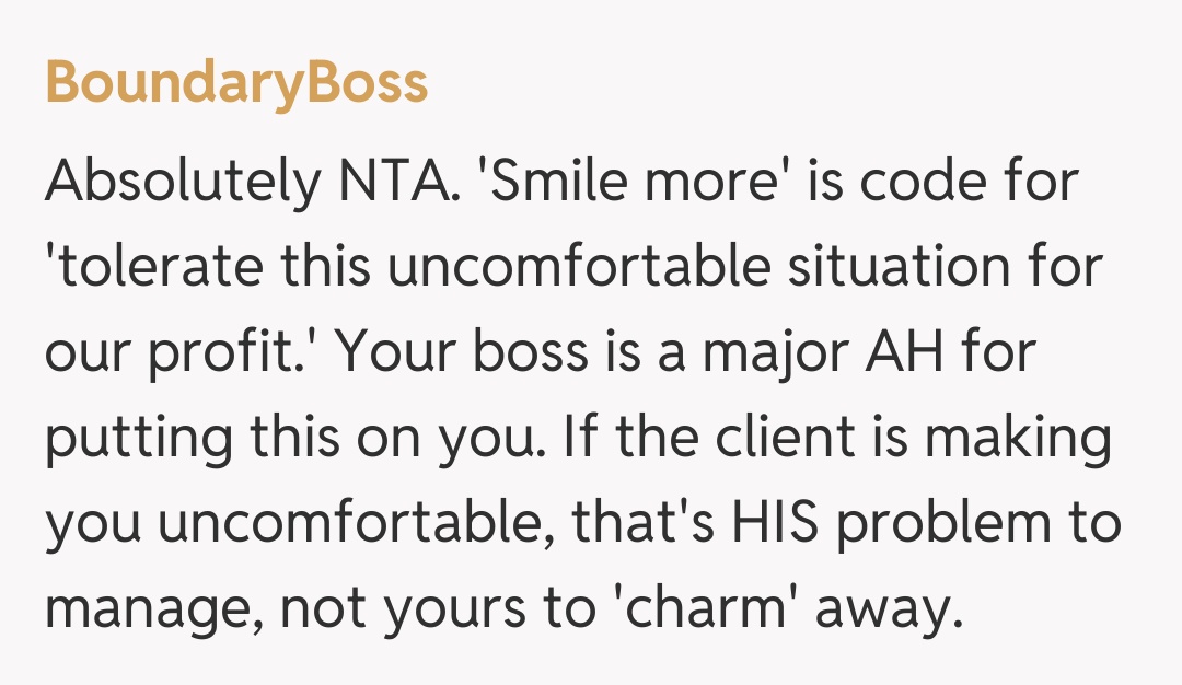 Comentariu de la BoundaryBoss