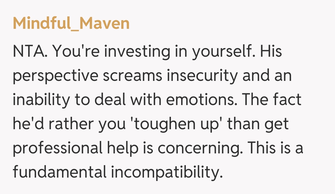 Comentariu de la Mindful_Maven