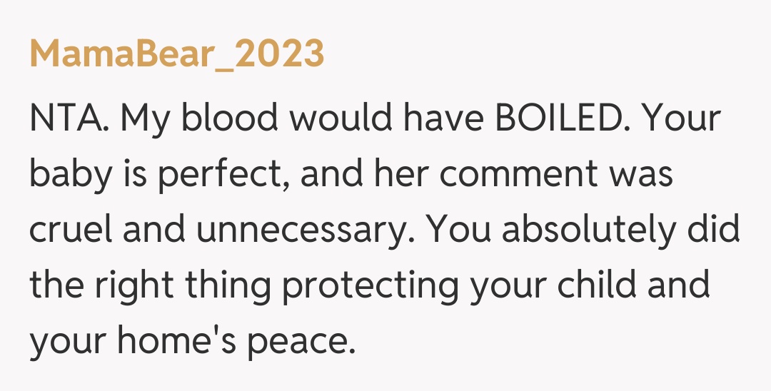 Comentariu de la MamaBear_2023