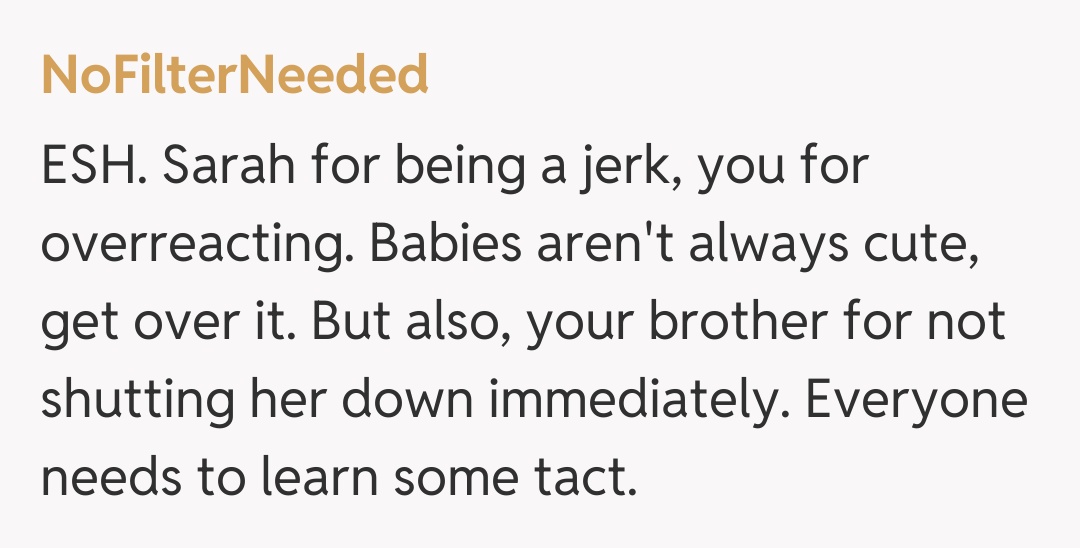 Comentariu de la NoFilterNeeded