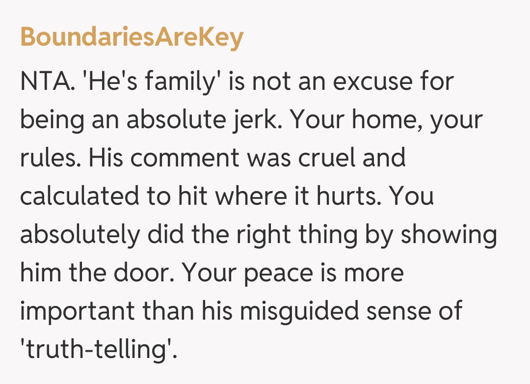 Comentariu de la BoundariesAreKey