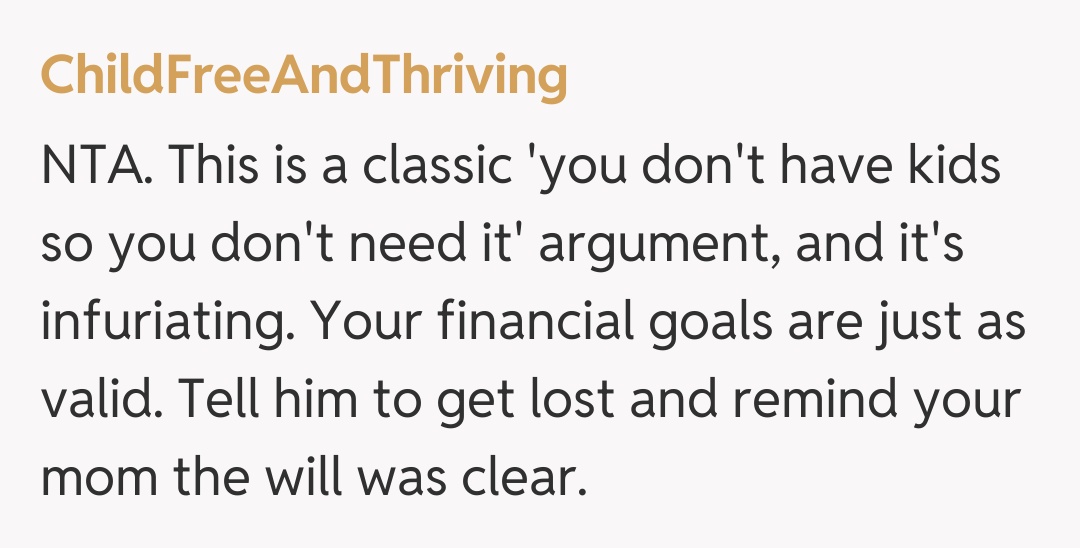 Comentariu de la ChildFreeAndThriving