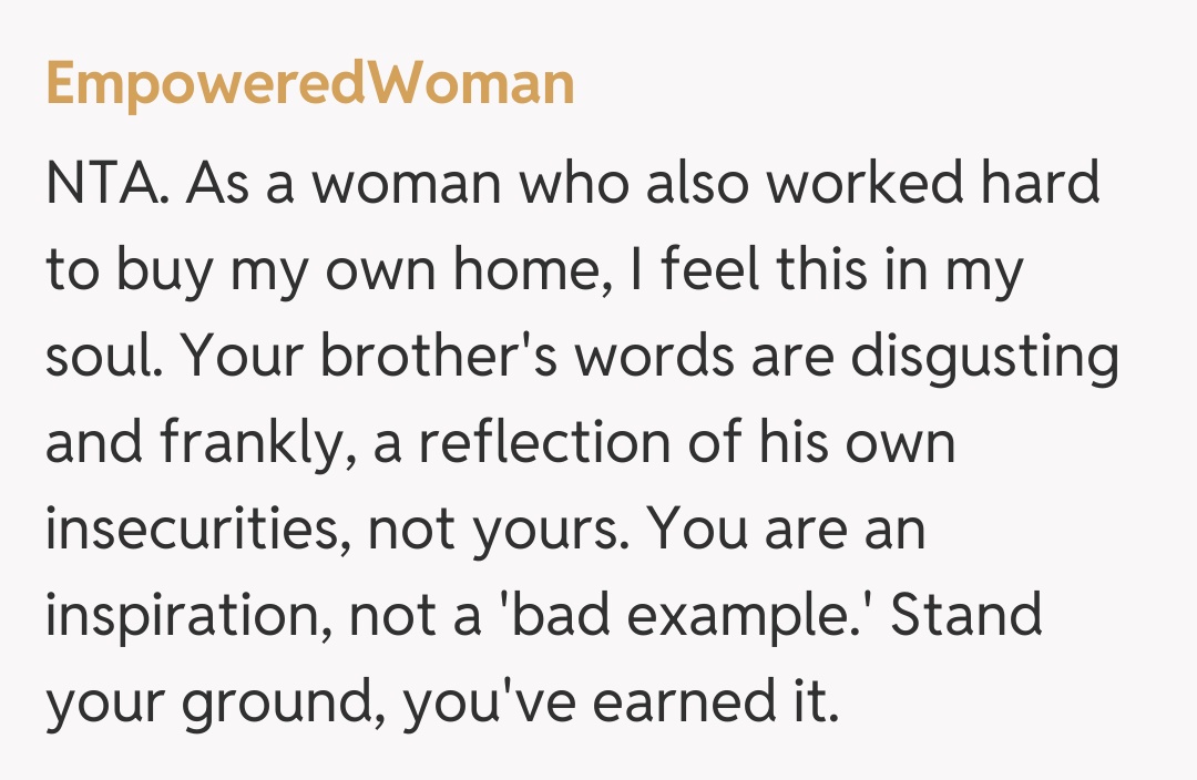 Comentariu de la EmpoweredWoman