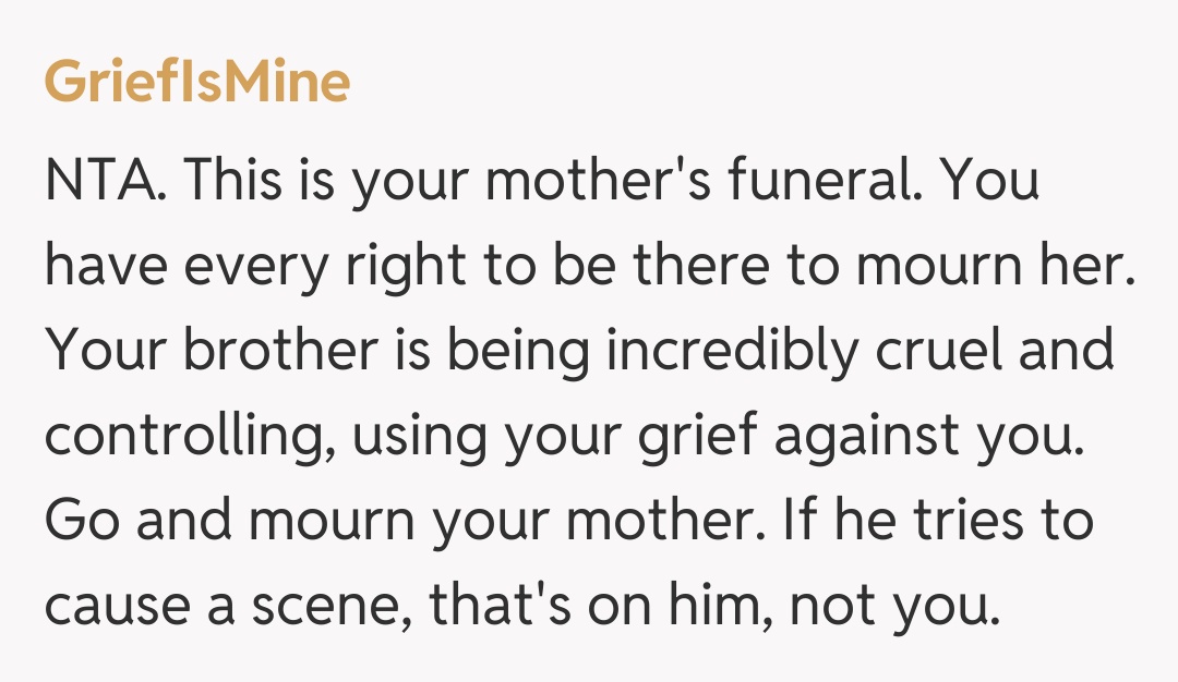 Comentariu de la GriefIsMine