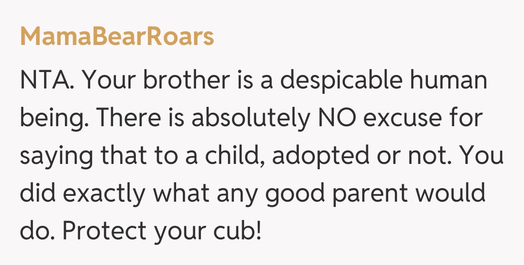 Comentariu de la MamaBearRoars