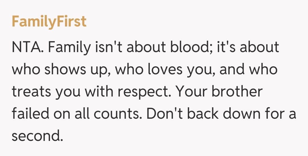 Comentariu de la FamilyFirst