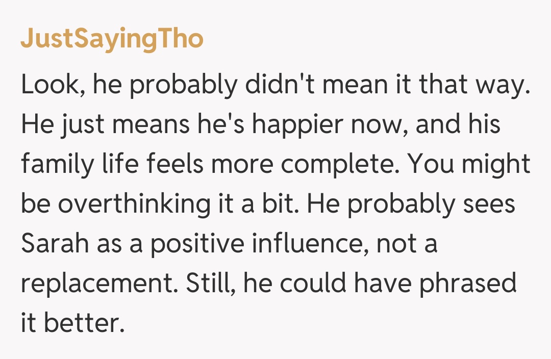 Comentariu de la JustSayingTho