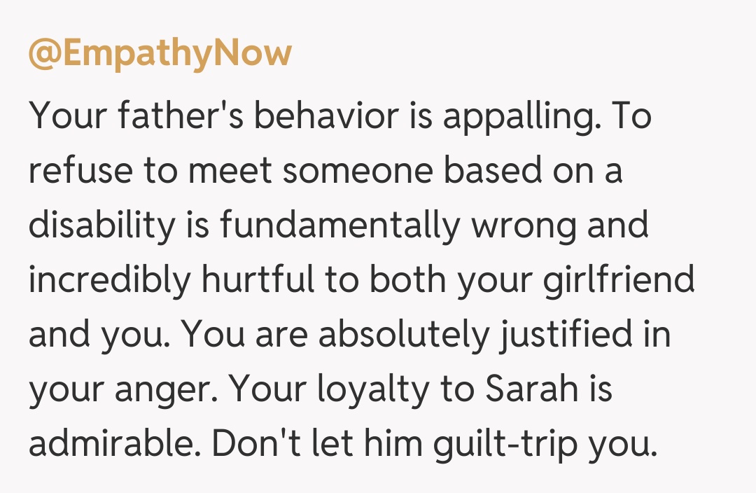 Comentariu de la @EmpathyNow