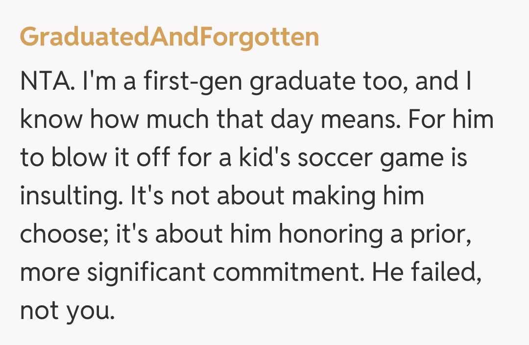 Comentariu de la GraduatedAndForgotten