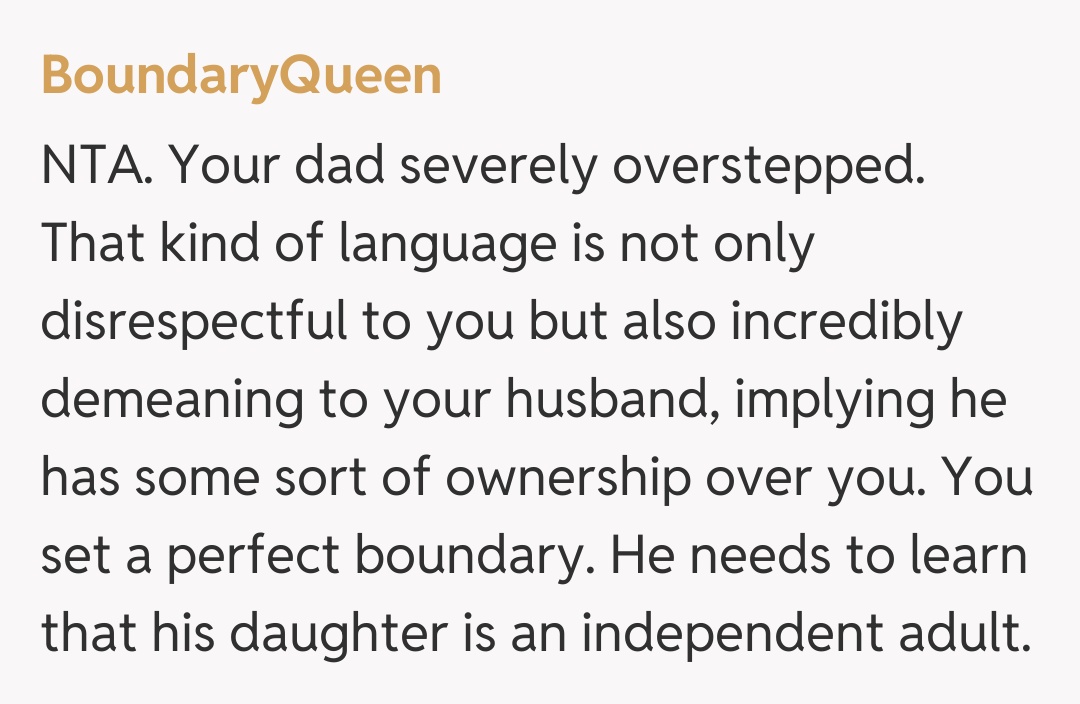 Comentariu de la BoundaryQueen