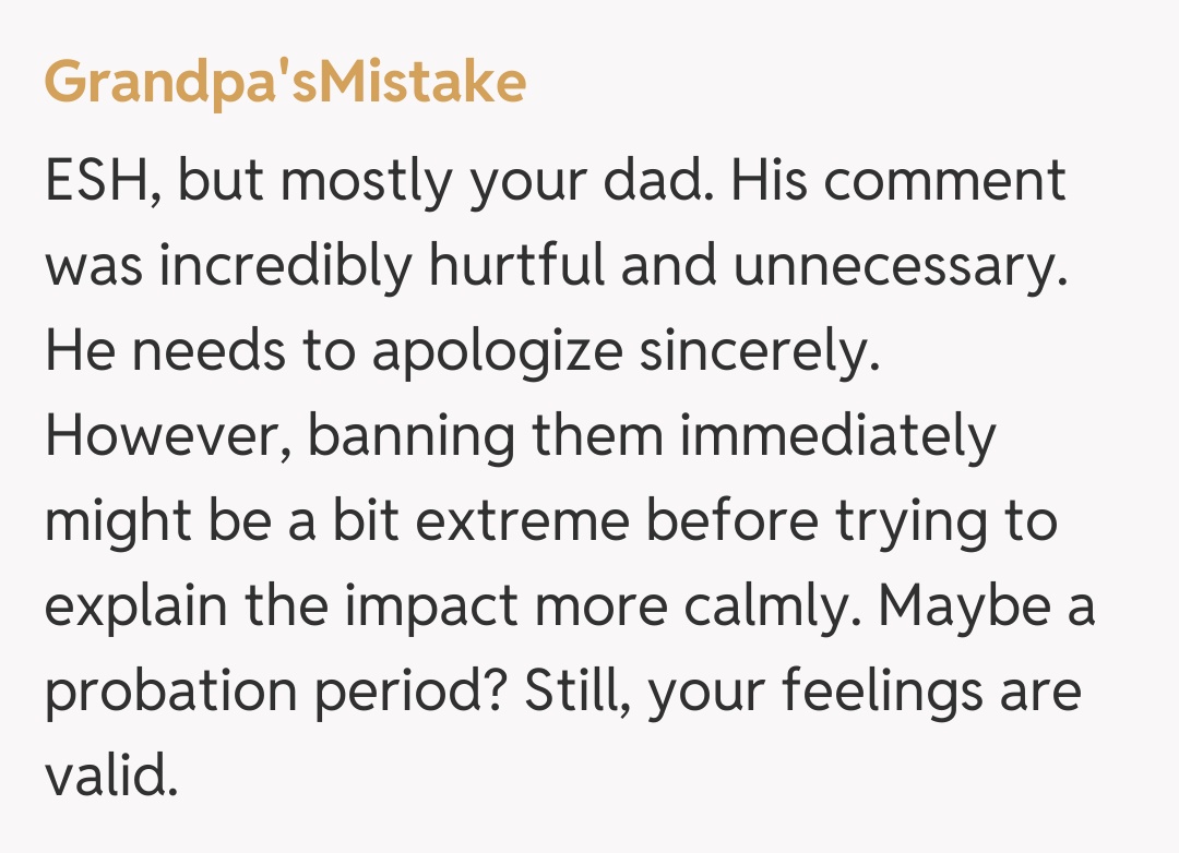 Comentariu de la Grandpa'sMistake