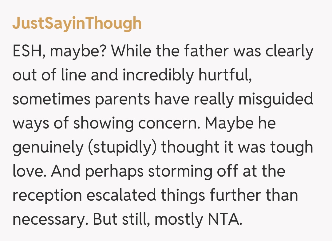 Comentariu de la JustSayinThough