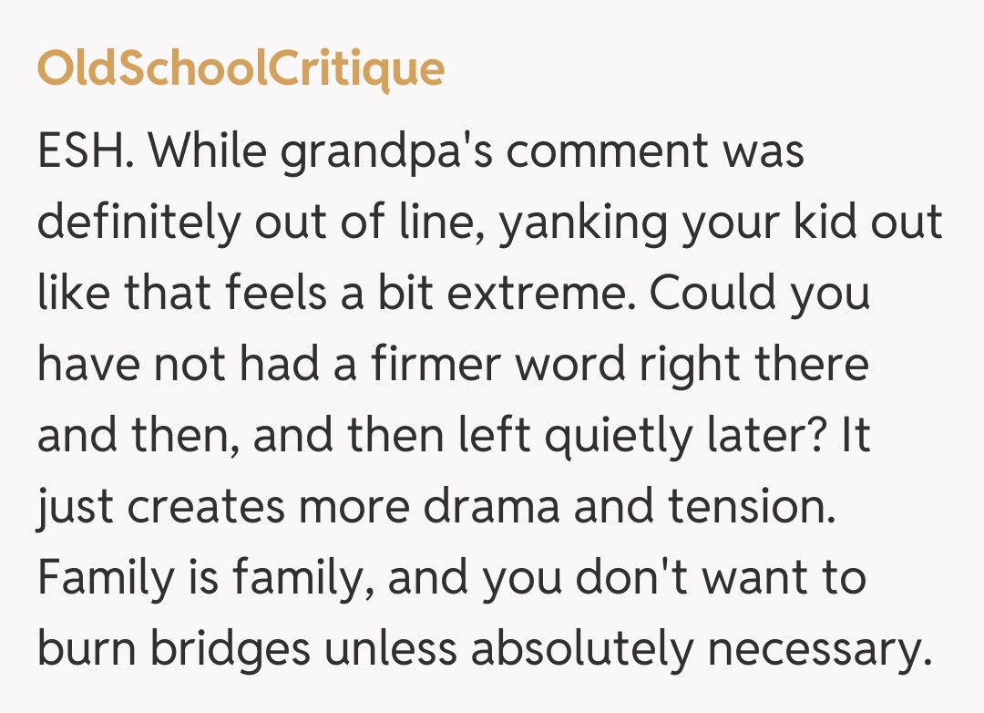 Comentariu de la OldSchoolCritique