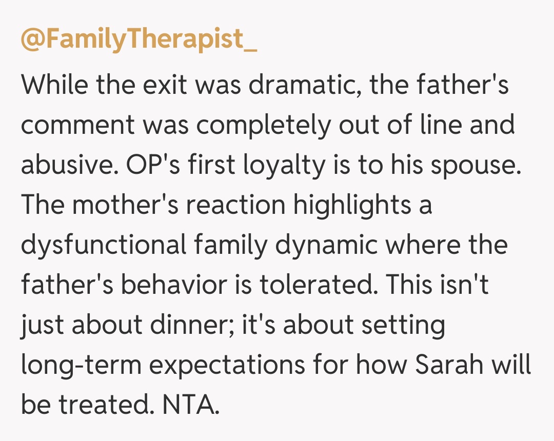 Comentariu de la @FamilyTherapist_