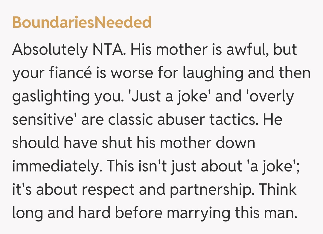 Comentariu de la BoundariesNeeded