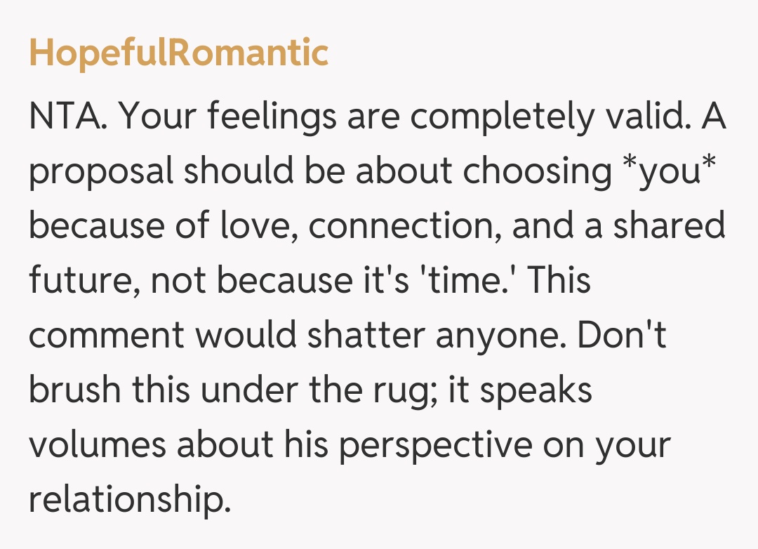 Comentariu de la HopefulRomantic