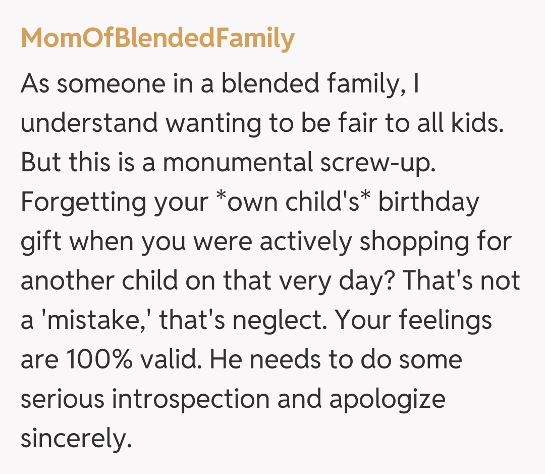 Comentariu de la MomOfBlendedFamily