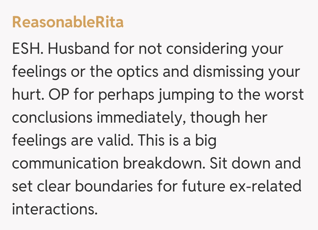 Comentariu de la ReasonableRita