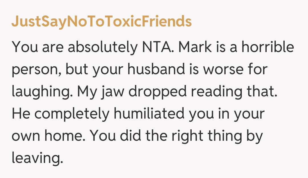 Comentariu de la JustSayNoToToxicFriends