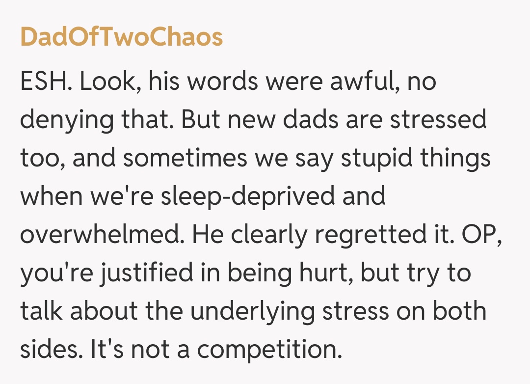 Comentariu de la DadOfTwoChaos