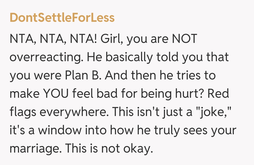 Comentariu de la DontSettleForLess