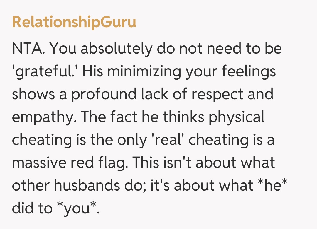 Comentariu de la RelationshipGuru