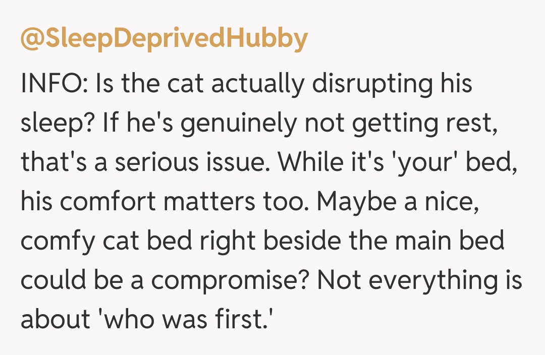 Comentariu de la @SleepDeprivedHubby