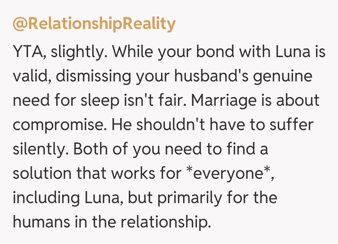 Comentariu de la @RelationshipReality